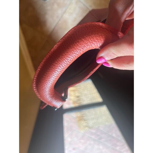 Viola Castellani Deep Orange Purse Handbag Italy - Picture 4 of 5